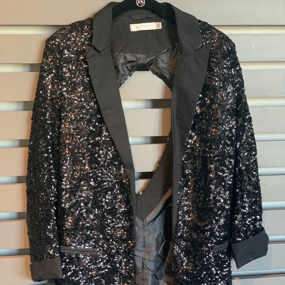 Sequin Blazer - Small